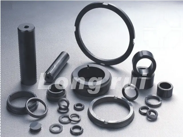 Silicon carbide ceramic sealing ring