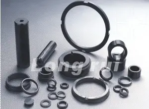 Silicon carbide ceramic sealing ring